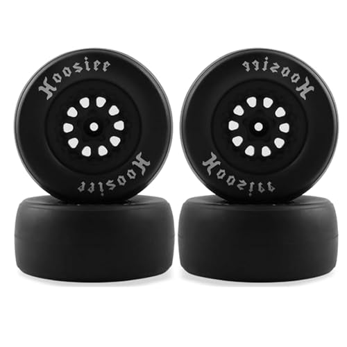 1/10 RC Short Course Racing Truck Tires OD 4.13" And Wheels 12mm Hex RC Off Road Drag Tyres for 1:10 Scale Truck Car Traxxas Slash 2WD 4×4 Rc4wd Arrma Senton 3S Axial Losi Redcat 4PCS