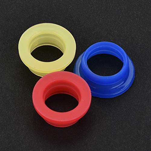 RC Engine Exhaust Gasket Set for 1/8 Scale Nitro Cars, High Temp Silicone Exhaust Gasket RC Seal, Replacement Model Car Exhaust Parts Coupler