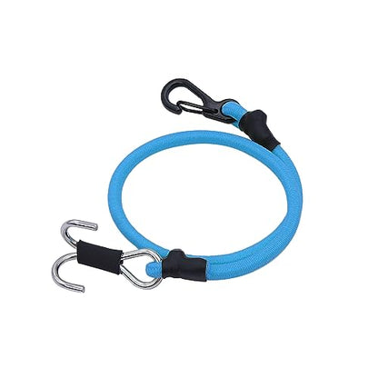 1/18 1/24 RC Crawler Elastic Force Escape Rope Kinetic Winch Strap with Hooks for TRX4M K10 SCX24 FCX24 K5 AX24 Upgrade (Blue&Yellow) - color: Blue&Yellow