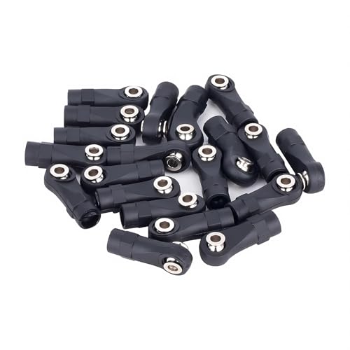 AMK 10 Pcs 313mm Wheelbase Stainless Steel Link Rod Linkage for 1/10 RC Crawler Car Axial SCX10 II 90046 Upgrade Parts