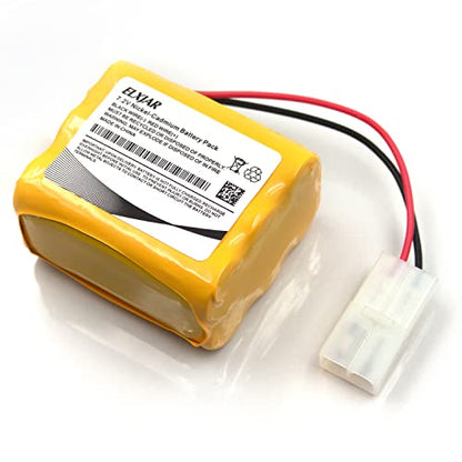 (2-Pack) 7.2V 800mAh Ni-Cd Battery with Tamiya Plug and USB Charger | Fits HT-3826, HT-3827, HT-2879, HT-2873 and HT-2874 compatible RC cars, trucks, boats and tanks.