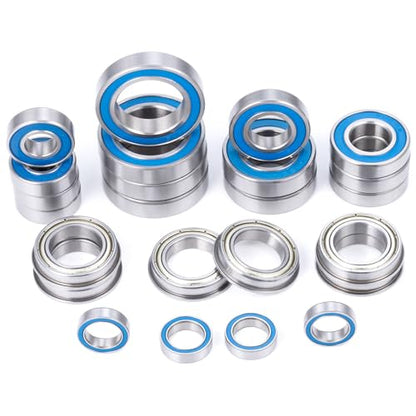 24pcs Steel Sealed Bearings Kit for Losi 1/5 5IVE-T 5T 5IVE-B 5B 4WD | Buggy SCT RC Car Upgrade Parts