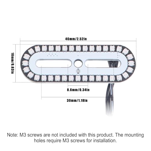 GLOBACT RC LED Light Kit for RC Car Universal Parts, 36 LEDs | Fits Roof Lamp Headlight Tail Light Bumper Light Police Lights, 2 Control Modes, Rich Lighting