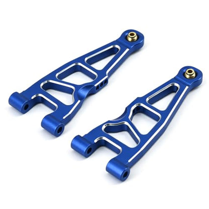 Aluminum Front Lower Arm Set for ARRMA Mini Kraton 1/16, RC Car Upgrade Suspension A-Arms, 2 Pack (Blue Front Lower Arm Set) - color: Blue Front Lower Arm Set