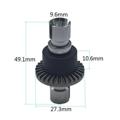 Full Metal Gear Differential 16420Y for MJX 1/14 1/16 Scale RC Models - Compatible with H16 Series (H16H/H16E/H16P), 16207/16208/16209/16210, 14209/14210, 14301/14302