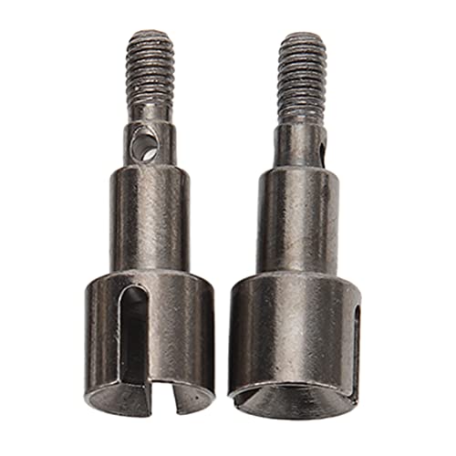 RC Car Rear Drive Shaft Replacement, Steel Rear Axle Shaft for SCY 16101 16102 16103 16201, 1/16 RC Cars Drive Shaft, High Accuracy Steel Dogbone with Axle Cup and Flange Nut for E