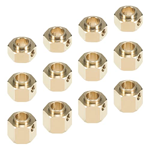4pcs Brass Extended Wheel TRX4 Brass 8mm Wheel Hex Extended Adapter for RC Crawler TRX4 TRX-4 1/10 RC Hex Wheel Hubs Adapters (4pcs 8mm Wheel Hubs Adapters) - color: 4pcs 8mm Wheel Hubs Adapters