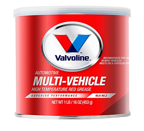 Valvoline - VV614 Multi-Vehicle High Temperature Red Grease 1 LB Tub - size: 1 LB Tub