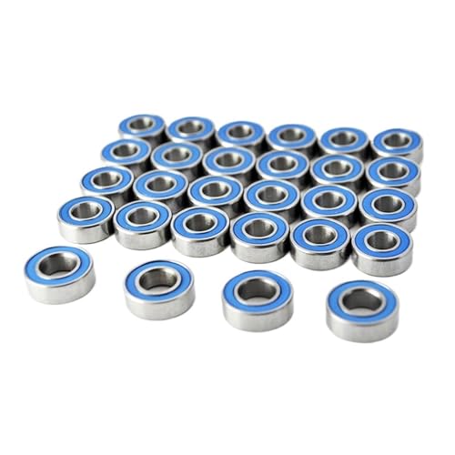 30pcs Rubber Sealed Bearing Set for 1/14 Semi - Grand Freight Globe Liner R620 King Hauler Crawler RC Car Spare Parts