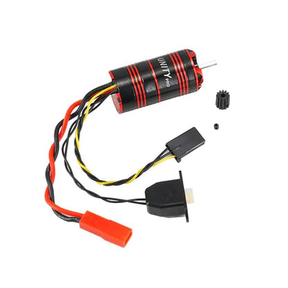 FURITEK Unity PRO 3500kv 2-in-1 Micro FOC Brushless System Included Inrunnner Motor with Integrated ESC & Receiver for REDCAT ASCENT-18 1/18 Upgrade Electronics (HELIDIRECT)