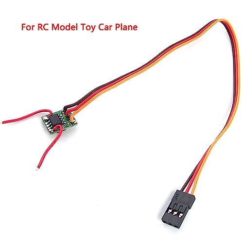 2Pcs Micro 1A Mini ESC DIY Two-Way Forward and Reverse Brushed DC 5V JR Connector ESC for Mini RC Model Aircraft Drones