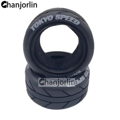 1/10 RC On Road Tires OD 2.56" Soft Rubber Rally Racing Tyres For 1:10 Street Touring Drift Car Tamiya TT01 TT02 XV01 TA06 A959 PTG2 HPI KYOSHO HSP PTG2 Traxxas RC On-Road Wheels 4PCS
