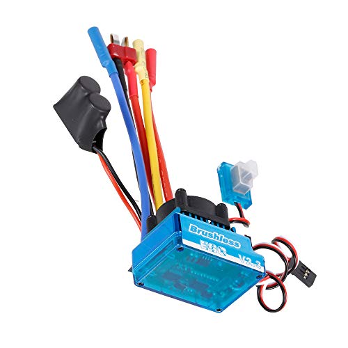 GoolRC 3650 3100KV 4P Sensorless Brushless Motor with 60A Brushless ESC?Electric Speed Controller? for 1/10 RC Car Truck