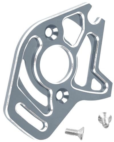 RC Motor Mount Upgrades Part for 1/10 Slash 4x4/Slash 4x4 VXL,Aluminum Motor Plate Hops Up,Titanium - color: Titanium(motor Mount)