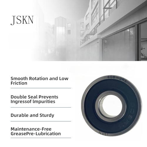 20Pcs 608-2RS Bearings 8x22x7mm Double Rubber Sealed Micro Deep Groove Ball Bearings, Suitable for Skateboard Rollers, 3D Printers, Etc