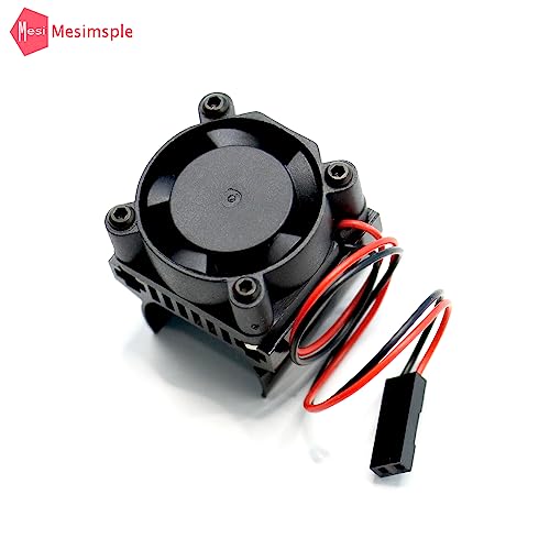New Alloy Trx4m Motor Cooling Fans for 1/18 TRX4M Motor Heatsink Fan Upgrades Black