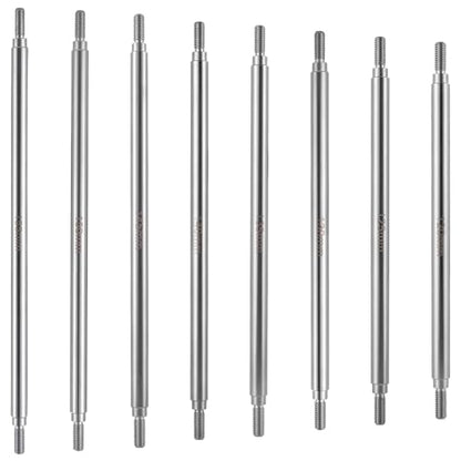 Stainless Steel Steering Links 155mm 1 Pair for SCX10 TRX4 | 1/10 Scale Upgrades RC Crawler Car Accessories - size: 155mm