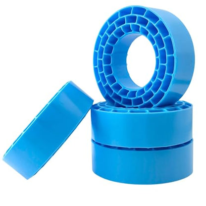 1.55" Silicone Rubber Tire Inserts for 95–97mm RC Crawler Tires – 4PCS (Blue) - color: Blue