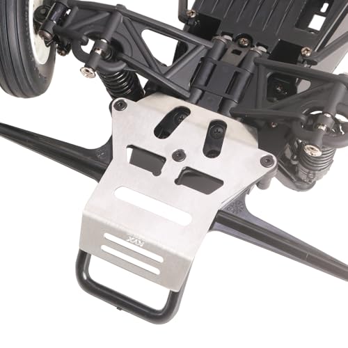 KYX Racing Stainless Steel Skid Plate Guard Chassis Guard Upgrades Parts Accessories for 1/10 Rc Crawler Tamiya Hornet-EVO