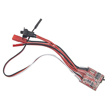 2Pack ShareGoo RC 30A Brushed ESC Electric Speed Controller with Brake 4~8V for 130 180 260 Motor 1/16 1/18 1/24 RC Car Boat Tank