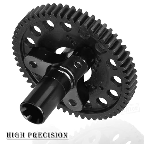 Metal Spur Gear Slipper Clutch 57T(32dp) with 15T/16T/17T Pinions Gear Upgrades Part for 1/10 Granite/Senton/Big Rock/Vorteks 3s mega550,Kraton/Outcast 4S,Black