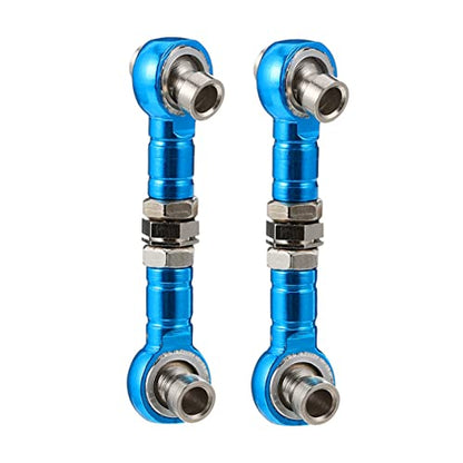 Zerodeko 2Pcs Adjustable Linkage Steering Rod for Rc Cars Trucks Lightweight Replacement for Old Servo Links Rc Enthusiasts