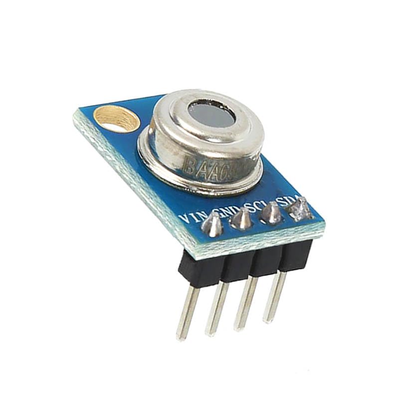 SHILLEHTEK Pre-Soldered GY-906 MLX90614 BAA Non-Touch Infrared Temperature Sensor Module for Arduino, Raspberry Pi, ESP32, and Other Microcontrollers
