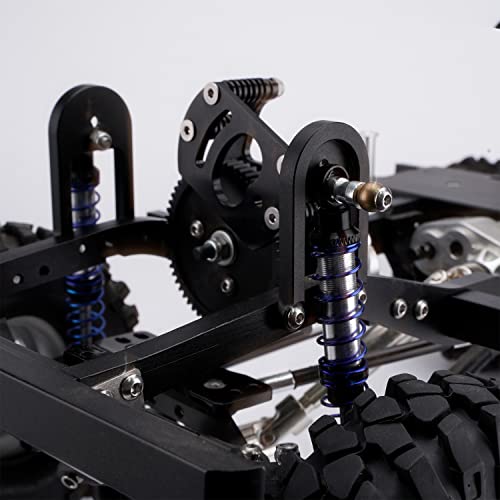 2pcs Aluminum Front/Rear Shock Tower Hoops Bracket Mount for 1/10 RC CAR RC4WD Gelande II Chassis (Front Shock Hoops) - style: Front Shock Hoops