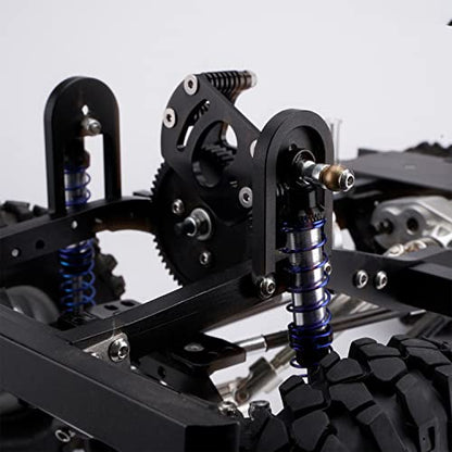 2pcs Aluminum Front/Rear Shock Tower Hoops Bracket Mount for 1/10 RC CAR RC4WD Gelande II Chassis (Front Shock Hoops) - style: Front Shock Hoops