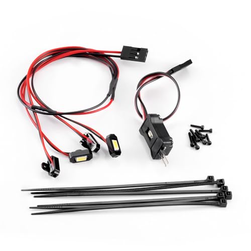MORLORDY M1.4 RC Rock Lights Kit with Controller - RC Chassis Underglow Lights for SCX24 AX24 FCX24M 1/24 RC Crawler Cars Upgrade Parts - color: M1.4