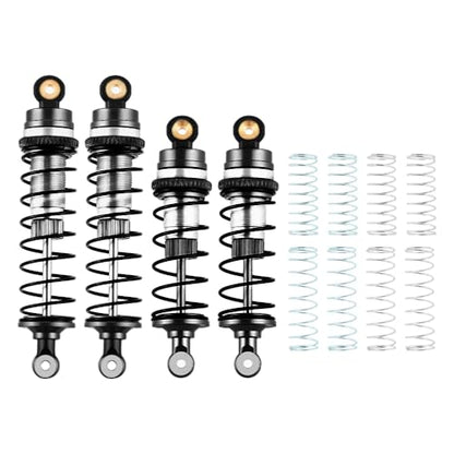 GLOBACT RC Shocks for LOSI 1/16 Mini-B 1/18 Mini-T 2.0 LOS314004 (Black) - color: Black