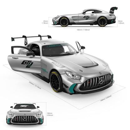 RASTAR 1/14 RC Car Mercedes AMG GT2 Toy Car Mercedes Remote Control Car for Kids, 2.4GHz Silver Model Car - color: Amg Gt2, size: 1/14