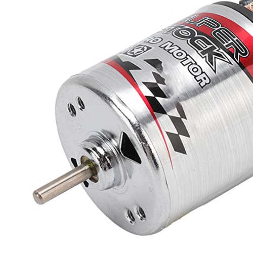 RC Brushed Motor 540, High Torsion Brushed Motor with External Replaceable Carbon Brush, for RC Climbing Car Axial SCX10 I II III Refitting (17T) - size: 17T