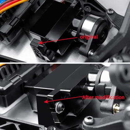 Aluminum Alloy Servo Fixing Mount Upgrade Parts | For Losi 1/16 Mini-B, For Losi 1/18 Mini-T 2.0, RC Car