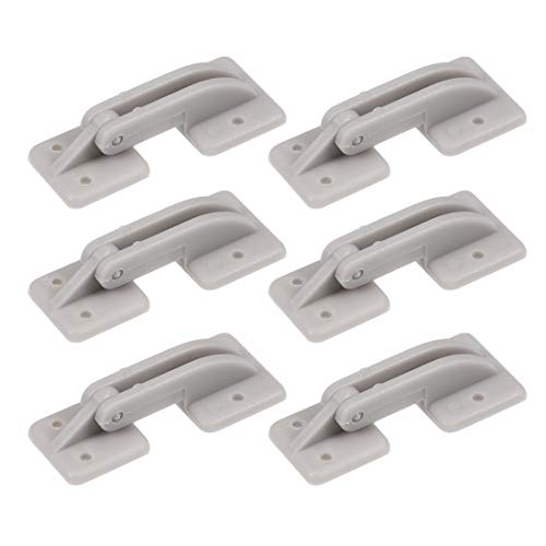 uxcell RC Hinges Adjustable Hatch Hinge L38 x W18 mm, for RC Model Airplane Parts Grey 6pcs