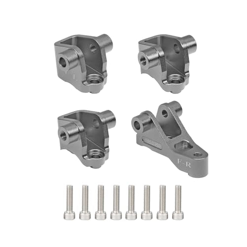 Aluminum Link Mounts Suspension Links Axle Mount Set for 1/10 RC Crawler Car TRX4 Upgrade Parts-Replaces Part 8227-Titanium - color: Titanium