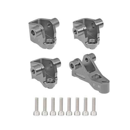 Aluminum Link Mounts Suspension Links Axle Mount Set for 1/10 RC Crawler Car TRX4 Upgrade Parts-Replaces Part 8227-Titanium - color: Titanium