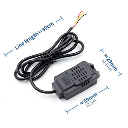 HiLetgo RS485 SHT20 Temperature Humidity Sensor Module High Precision Temperature Humidity Monitor Transmitter Sensor Probe Compatible to Modbus with 1M Lead
