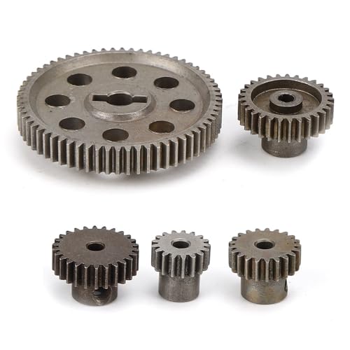 Acouto Tt02 Differential Main Metal Spur Gear Metal Rc Reifen 1/10 Differential Main Metal Spur Gear 64T 17T 21T 26T Gear Rc Part for 1/10 Truck 94111