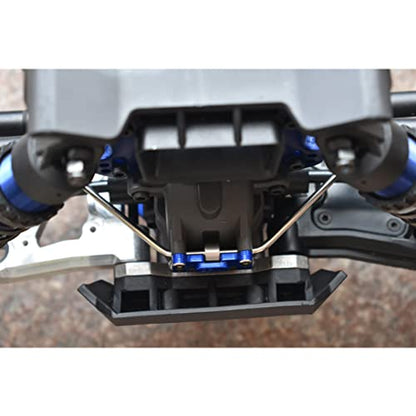 GPM 15Pc Set Upgrades Aluminum Front/Rear Sway Bar Mount with Linkage and Wire for 1/8 4Wd Sledge Monster Truck (95076-4) Rc Cars (Green)