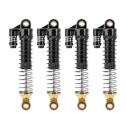 INJORA Brass & Aluminium 59mm Long ThreadedOil Shocks for TRX4M