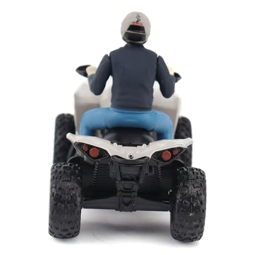 Diecast Masters BRP Bombardier Models 1:32 Scale Diecast Replica Can-Am Renegarde X XC 1000R, Chalk Gray & Magma Red | Item 60008