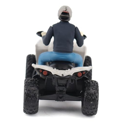 Diecast Masters BRP Bombardier Models 1:32 Scale Diecast Replica Can-Am Renegarde X XC 1000R, Chalk Gray & Magma Red | Item 60008
