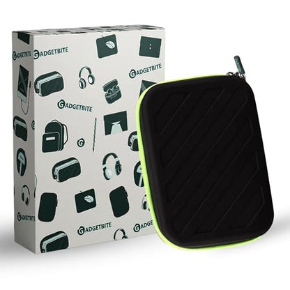 Portable Pouch For Electronic Accessories Usb Cables, Power Bank, Battery, Portable Hard Drive, Sd Memory Card, Earphones, Travel Gadgets Travel Friendly Case(Black&Green) - style: Organizer Bag
