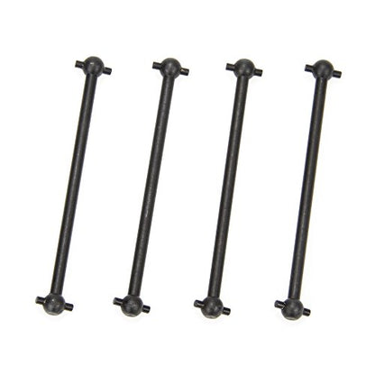 Front/Rear Center Driving Dogbone Shaft 06006 70MM Iron Black for 1/10 RC Hobby Model Car HPI HSP,COJOYS,4PCS (Black)