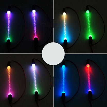 MOHERO 1/10 RC Car Chassis Body LED Light Strip Tube for RC Drifting Car Truck Tank (Multicolor) - color: A-Multicolor