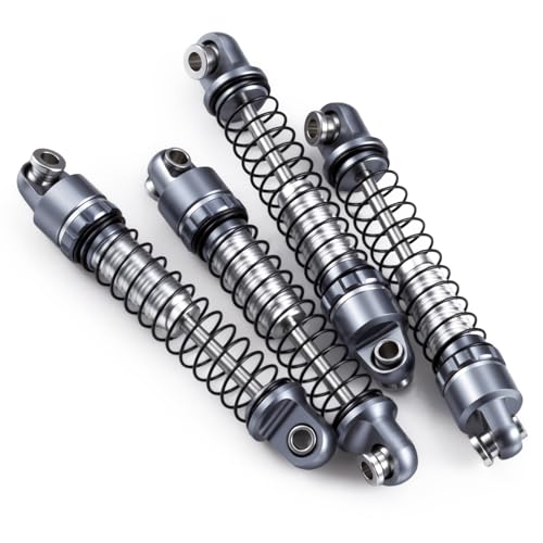 4PCS/1Set Aluminum Shocks 22mm 25mm 28mm Extended Absorber Damper 1/30th for AXIAL SCX30 RC Crawler Car Upgrade Parts - size: 28mm
