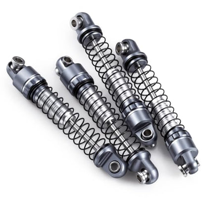 4PCS/1Set Aluminum Shocks 22mm 25mm 28mm Extended Absorber Damper 1/30th for AXIAL SCX30 RC Crawler Car Upgrade Parts - size: 28mm