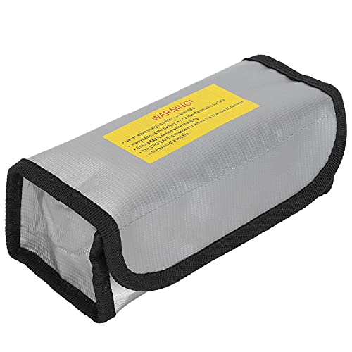 Fire Retardant LiPo Battery Bag, Lithium Battery Safe Bag Fireproof Materials for Outdoor for Various Aircraft Batteries