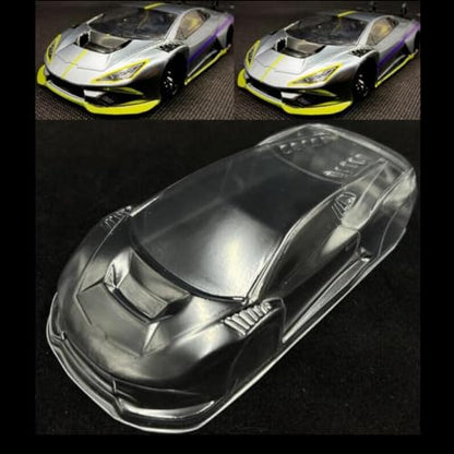 1/28 RC Clear Body Shell – Transparent PC Car Cover for 98mm Wheelbase Hobby Truck – DIY Upgrade Frame